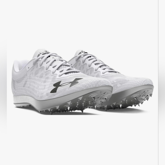 NWT Under Armour Shakedown Elite Breeze White Track MEN’S 8 WMN’S 9.5 - Picture 2 of 10